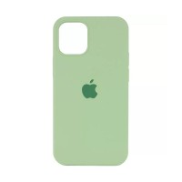 Чехол накладка Silicone Case Full для iPhone 12 Mini- mint
