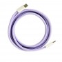 Кабель Apple color textile 60W Type-C to Type-C- purple