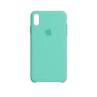 Чехол накладка Silicone Case Full для iPhone XR- turquoise