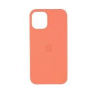 Чехол накладка Silicone Case Full для iPhone 12 Mini- peach