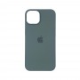 Чехол накладка Silicone Case Full with Magsafe для Apple iPhone 14 Pro Max- Olive