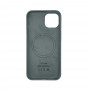 Чехол накладка Silicone Case Full with Magsafe для Apple iPhone 14 Pro Max- Olive