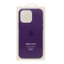 Чехол накладка Silicone Case Full with Magsafe для Apple iPhone 14 Pro- Iris