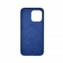 Чехол накладка Silicone Case Full with Magsafe для Apple iPhone 15- Storm Blue