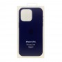 Чехол накладка Silicone Case Full with Magsafe для Apple iPhone 15- Storm Blue