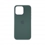 Чехол накладка Silicone Case Full with Magsafe для Apple iPhone 15- Cypress