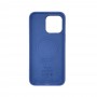 Чехол накладка Silicone Case Full with Magsafe для Apple iPhone 15- Winter Blue