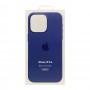 Чехол накладка Silicone Case Full with Magsafe для Apple iPhone 15- Winter Blue