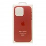 Чехол накладка Silicone Case Full with Magsafe для Apple iPhone 15- Red