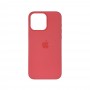 Чехол накладка Silicone Case Full with Magsafe для Apple iPhone 15- Red