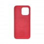 Чехол накладка Silicone Case Full with Magsafe для Apple iPhone 15- Red