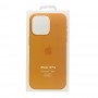 Чехол накладка Silicone Case Full with Magsafe для Apple iPhone 15- Orange