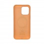 Чехол накладка Silicone Case Full with Magsafe для Apple iPhone 15- Orange