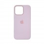 Чехол накладка Silicone Case Full with Magsafe для Apple iPhone 15- Light Pink