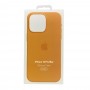 Чехол накладка Silicone Case Full with Magsafe для Apple iPhone 15 Pro Max- Orange