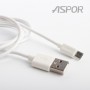 Кабель Aspor A171 USB – Micro 2.1A/1.2м- белый