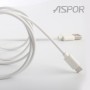 Кабель Aspor A171 USB – Micro 2.1A/1.2м- белый