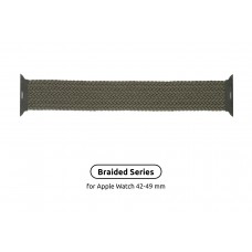 Ремінець ArmorStandart Braided Solo Loop для Apple Watch 42/44/45/49mm Inverness Green Size 10 (172 mm) (ARM58077)