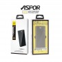 Портативное зарядное устройство Aspor A370 10000 mAh- черный