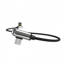 Кабель Aspor A118 USB – Micro (2.4A/1м)- серебро