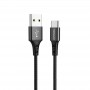 Кабель Tornado TX16 USB – Type-C (3A/1м)- черный