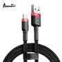 Кабель Avantis AC-48i Cool USB – Lightning 2м- черно-красный