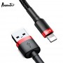 Кабель Avantis AC-48i Cool USB – Lightning- черно-красный