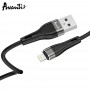 Кабель Avantis AC-81i Silicone USB – Lightning- черный