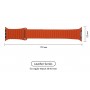 Ремінець ArmorStandart Leather Loop для Apple Watch 38/40/41mm Orange (ARM57838)