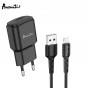 Сетевое зарядное устройство Avantis A480 Orion (1USB/2.1A) + USB кабель Lightning- черный