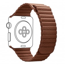 Ремінець ArmorStandart Leather Loop для Apple Watch 38/40/41mm Saddle Brown (ARM57843)