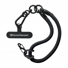 Ремінець для смартфону ArmorStandart S-Rope Black Onyx with Dark holder (ARM76103)