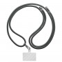 Ремінець для смартфону ArmorStandart Rope Titanium Grey with Clear holder (ARM76099)