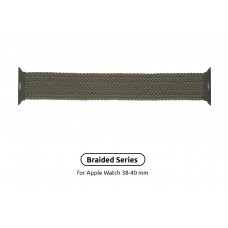 Ремінець ArmorStandart Braided Solo Loop для Apple Watch 38/40/41mm Inverness Green Size 2 (120 mm) (ARM58063)