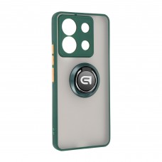 Чохол ArmorStandart Frosted Matte Ring для Xiaomi Redmi Note 13 Pro 5G / Poco X6 5G Dark Green (ARM72725)