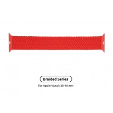 Ремінець ArmorStandart Braided Solo Loop для Apple Watch 38/40/41mm Red Size 6 (144 mm) (ARM58071)