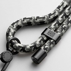 Ремінець для смартфону ArmorStandart Rope Black Monochrome with Clear holder (ARM76091)