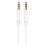 Аудiо-кабель BOROFONE BL16 Clear sound AUX audio cable White (BL16W)