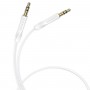 Аудiо-кабель BOROFONE BL16 Clear sound AUX audio cable White (BL16W)