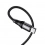 Кабель HOCO X50 Type-C to Type-C Exquisito 100W charging data cable(L=2M) Black (6931474734402)