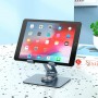 Підставка для ноутбука HOCO PH52 Might metal rotating tablet desktop holder Metal Gray (6931474788979)