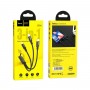 Кабель HOCO X14 3-in-1 Times speed charging cable iP+Micro+Type-C Black (6931474719157)