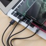 Кабель HOCO X14 3-in-1 Times speed charging cable iP+Micro+Type-C Black (6931474719157)