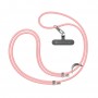 Ремінець для смартфону ArmorStandart Silicone Rope Titanium Pink with Grey holder (ARM76275)