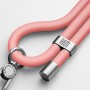 Ремінець для смартфону ArmorStandart Silicone Rope Titanium Pink with Grey holder (ARM76275)