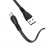 Кабель HOCO X40 USB to Type-C 3A, 1m, TPE, TPE connectors, Black (6931474711694)