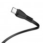 Кабель HOCO X40 USB to Type-C 3A, 1m, TPE, TPE connectors, Black (6931474711694)