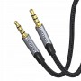 Кабель Vention TRRS 3.5MM Male to Male Aux  Cable 0.5M Gray (BAQHD) (BAQHD)