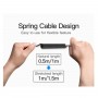 Кабель Перехідник Vention Type-C to 3.5mm Male Spring Audio Cable 1M Black Metal Type (BGABF) (BGABF)