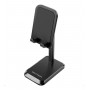 Тримач для телефону Height Adjustable Desktop Cell Phone Stand Black Aluminum Alloy Type (KCQB0) (KCQB0)